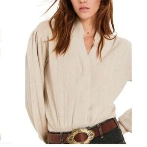 ba&sh Cream Sweater Cardigan